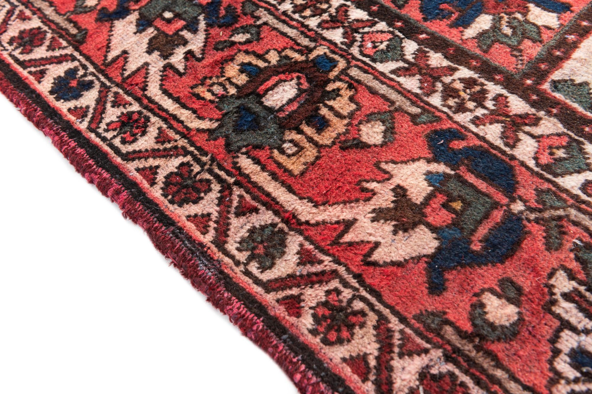 5' 3 x 10' 3 Hand Knotted Bakhtiar Persian Wool Runner Rug