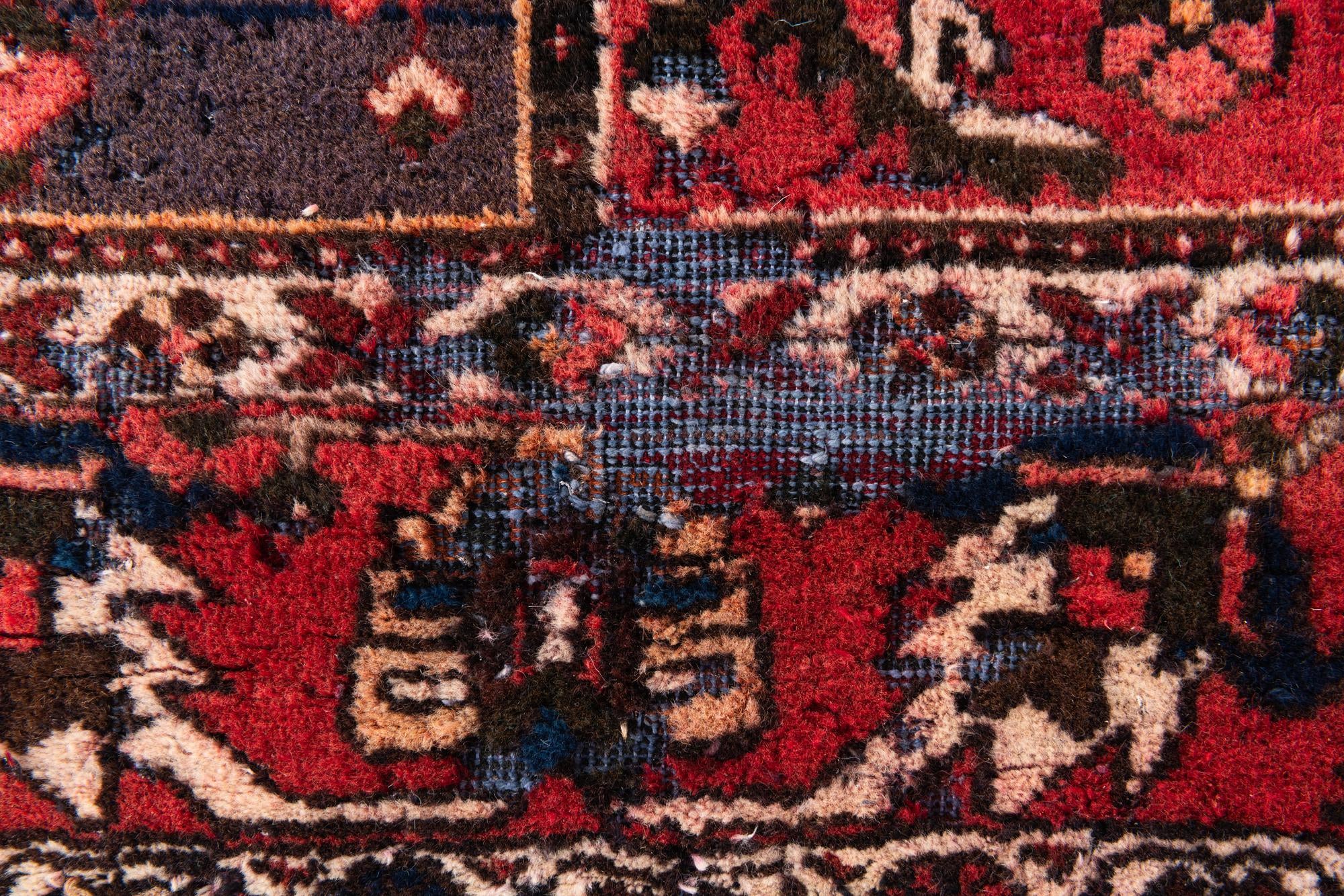 5' 3 x 10' 3 Hand Knotted Bakhtiar Persian Wool Runner Rug