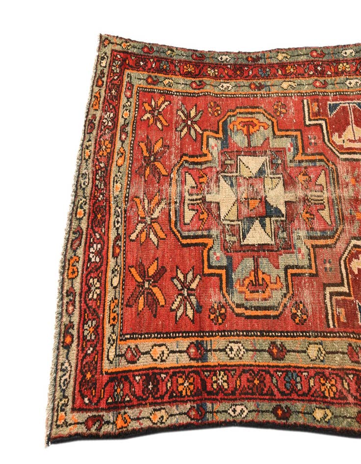 Detail image of 3' 1 x 6' 8  Hand Knotted Bakhtiar Persian Wool Runner Rug