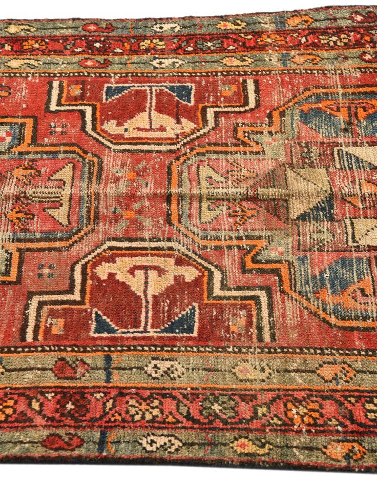 Detail image of 3' 1 x 6' 8  Hand Knotted Bakhtiar Persian Wool Runner Rug