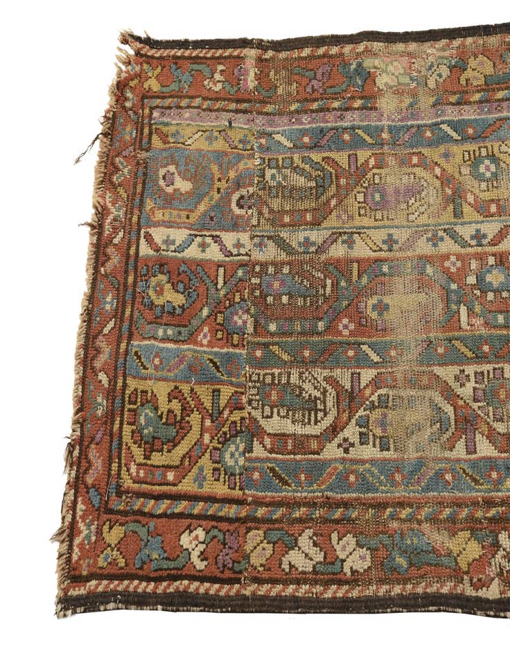 Detail image of 2' 2 x 9' 3  Hand Knotted Bakhtiar Persian Wool Runner Rug