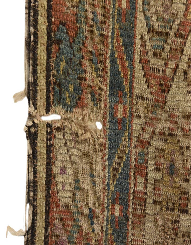 Detail image of 2' 2 x 9' 3  Hand Knotted Bakhtiar Persian Wool Runner Rug