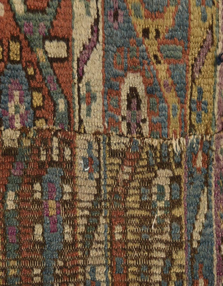 Detail image of 2' 2 x 9' 3  Hand Knotted Bakhtiar Persian Wool Runner Rug