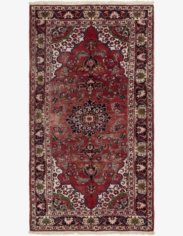 5' 7 x 10' 3 Hand Knotted Bakhtiar Persian Wool Runner Rug
