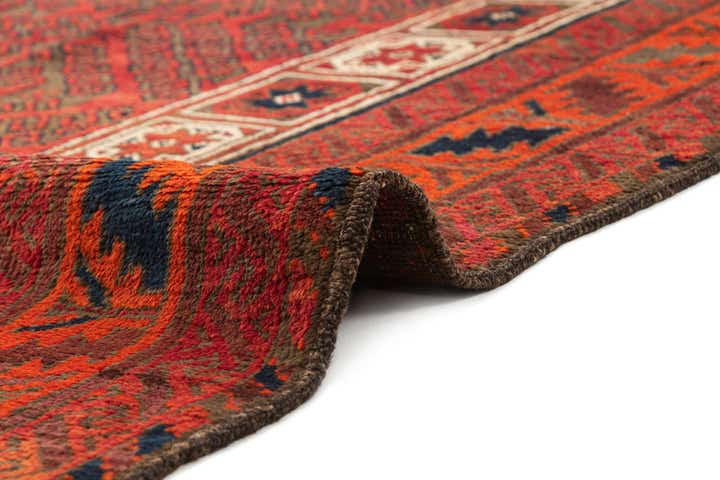 4' 3 x 8' 4 Hand Knotted Balouch Oriental Wool Runner Rug