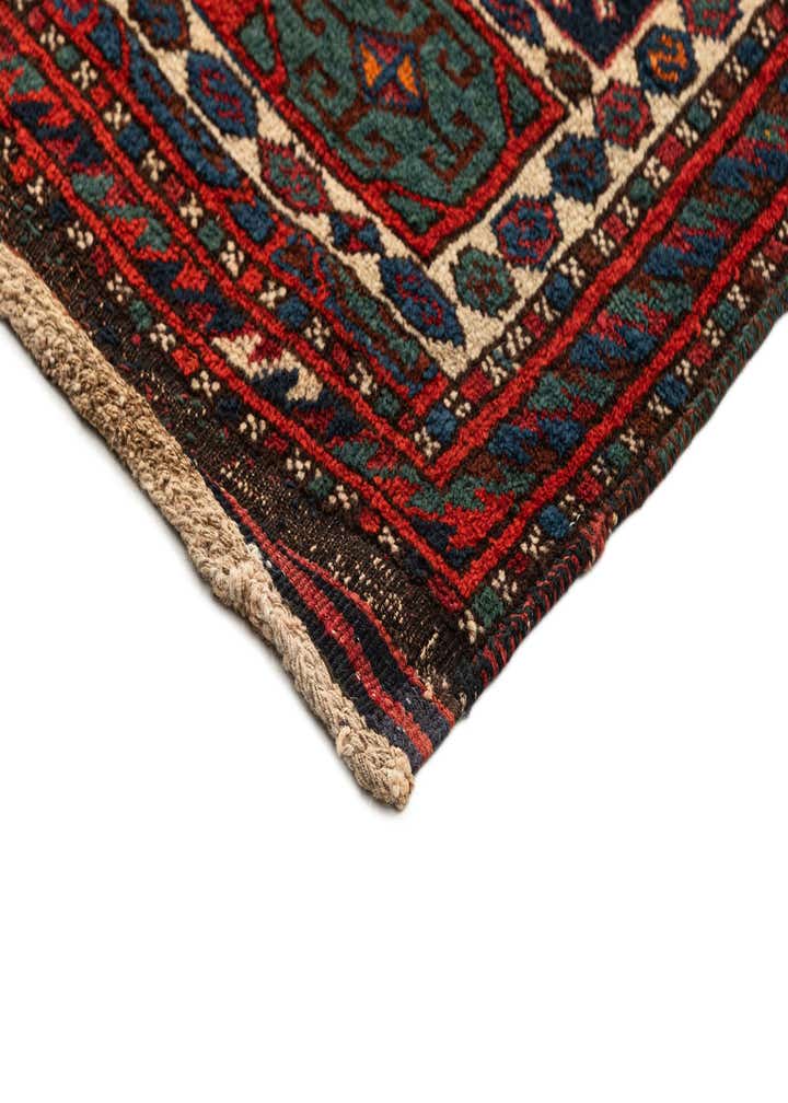 3' 9 x 8' Hand Knotted Balouch Wool Runner Rug