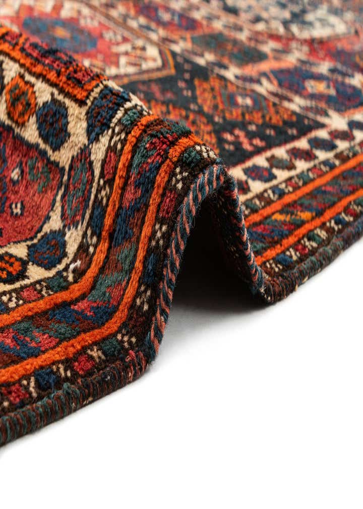 3' 9 x 8' Hand Knotted Balouch Wool Runner Rug