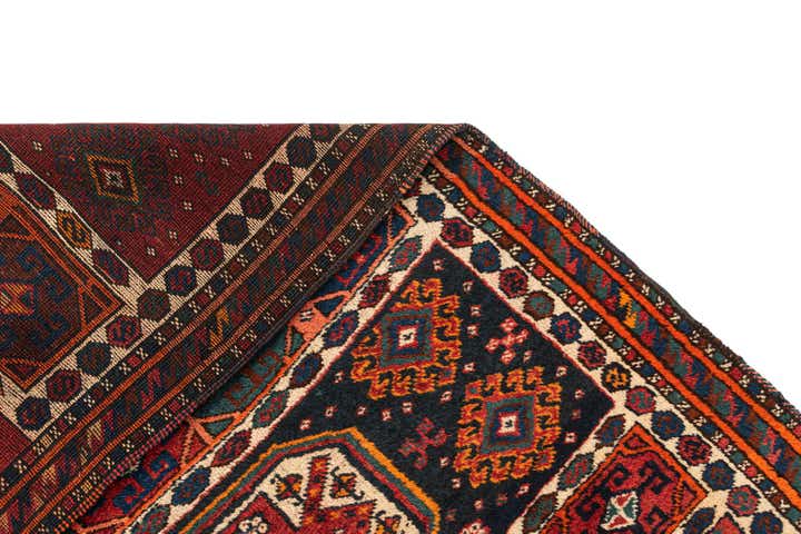 3' 9 x 8' Hand Knotted Balouch Wool Runner Rug