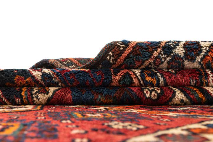 3' 9 x 8' Hand Knotted Balouch Wool Runner Rug