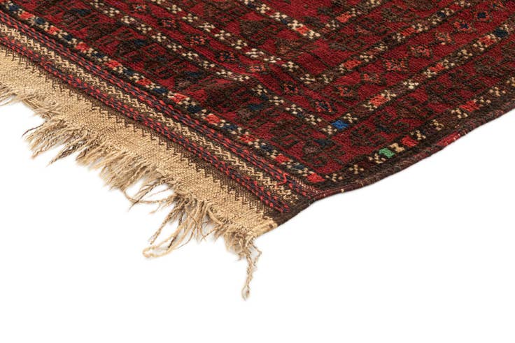 Detail image of 2' 8 x 7' 5 Hand Knotted Balouch Oriental Wool Runner Rug