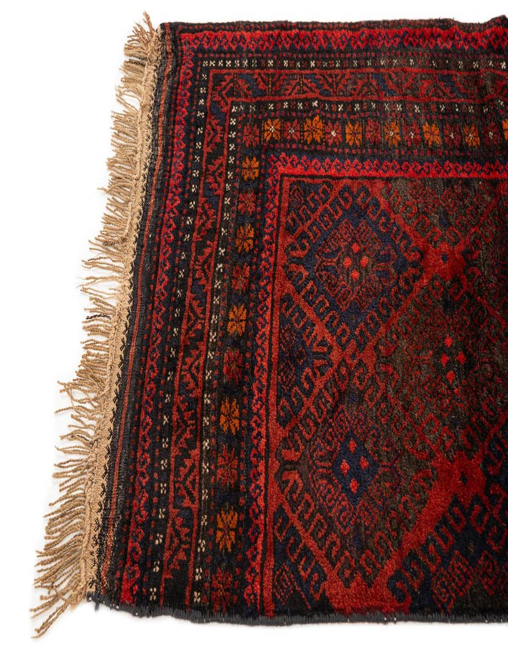 Detail image of 2' 9 x 9' 3 Balouch Wool Runner Rug