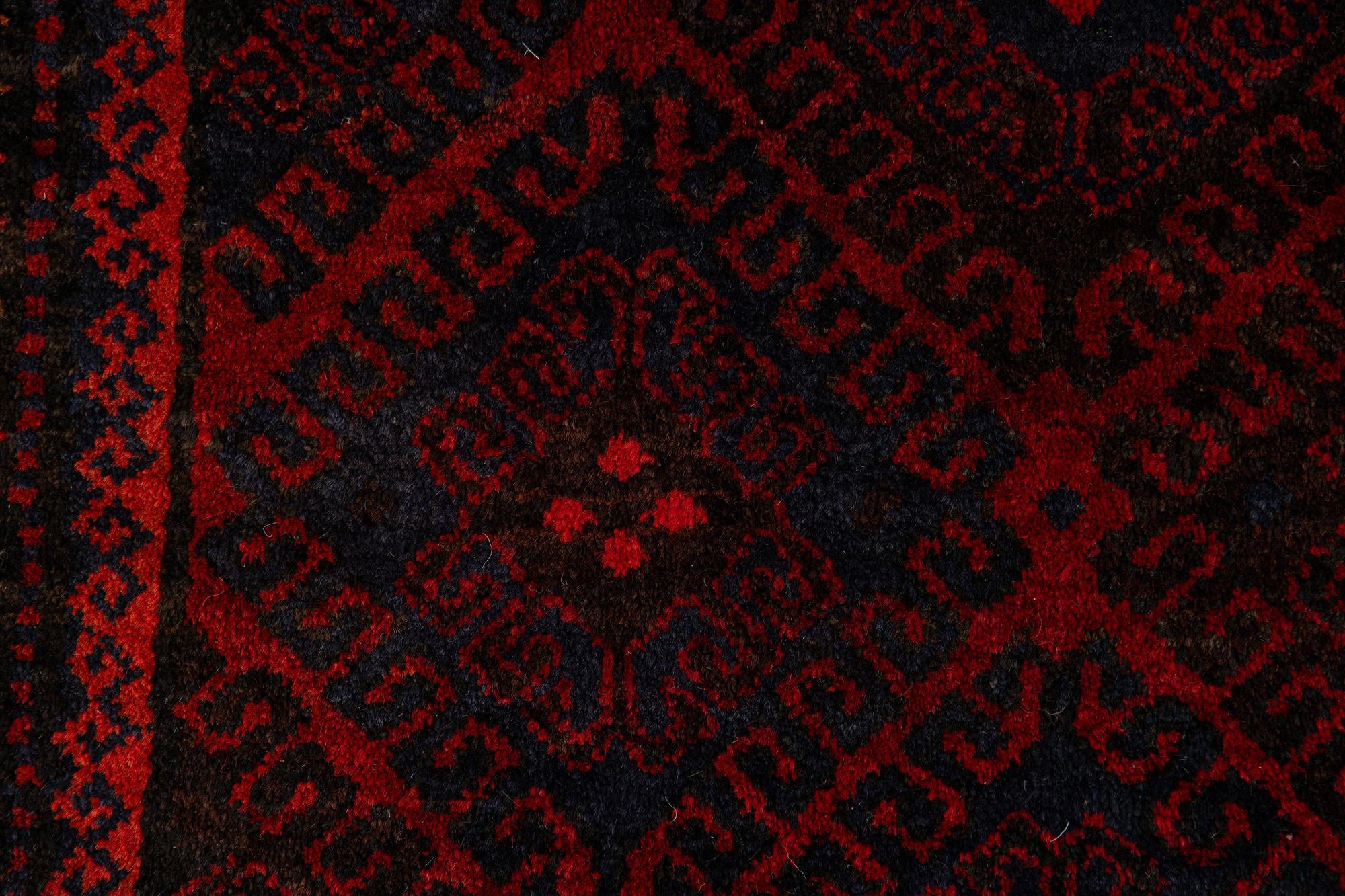 2' 9 x 9' 3 Balouch Wool Runner Rug