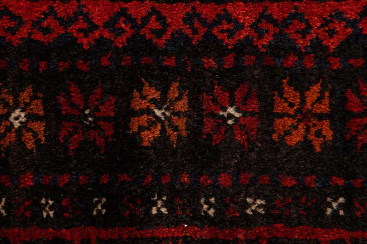 2' 9 x 9' 3 Balouch Wool Runner Rug
