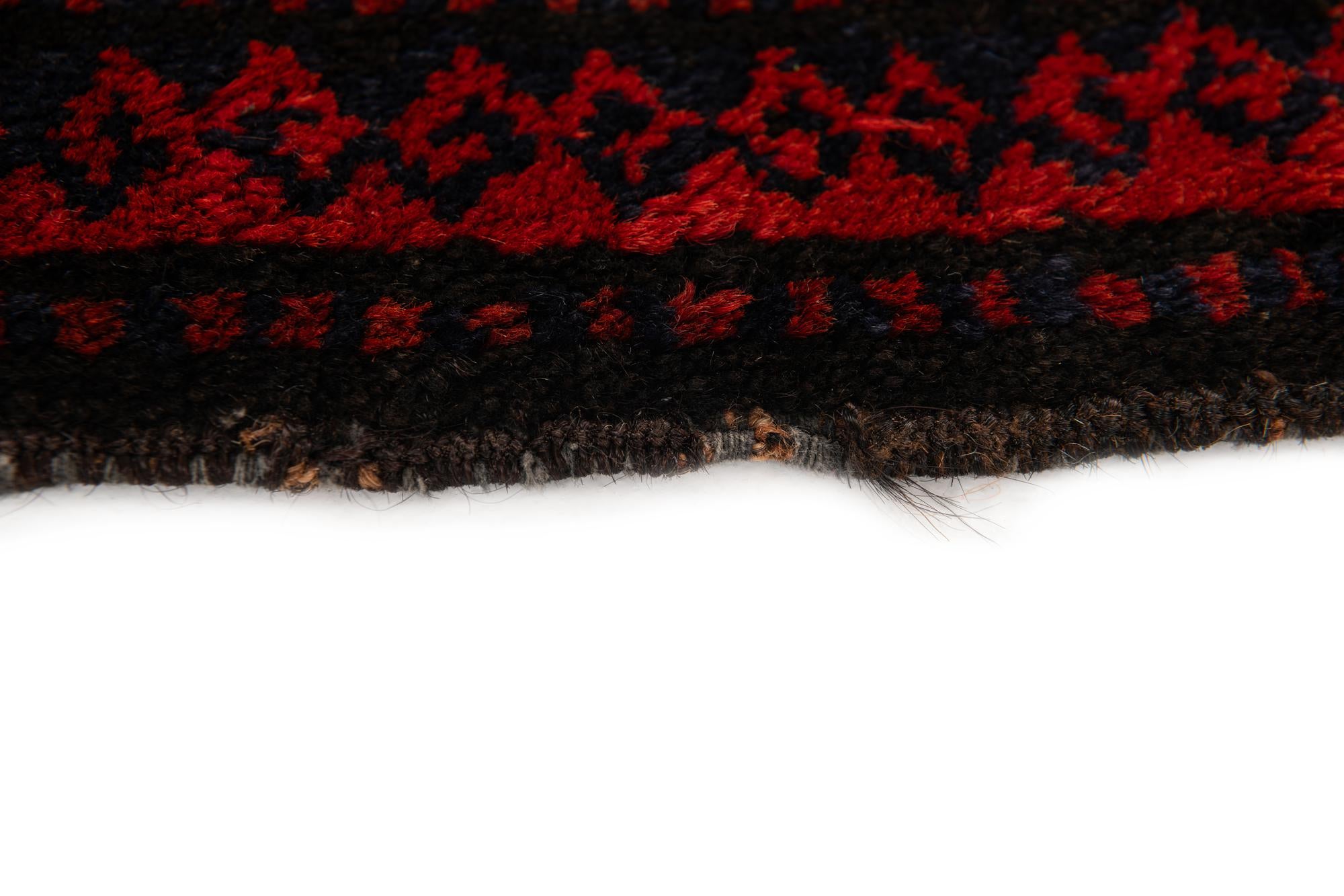 2' 9 x 9' 3 Balouch Wool Runner Rug