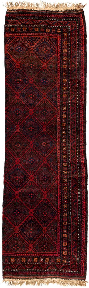 Detail image of 2' 9 x 9' 3 Balouch Wool Runner Rug