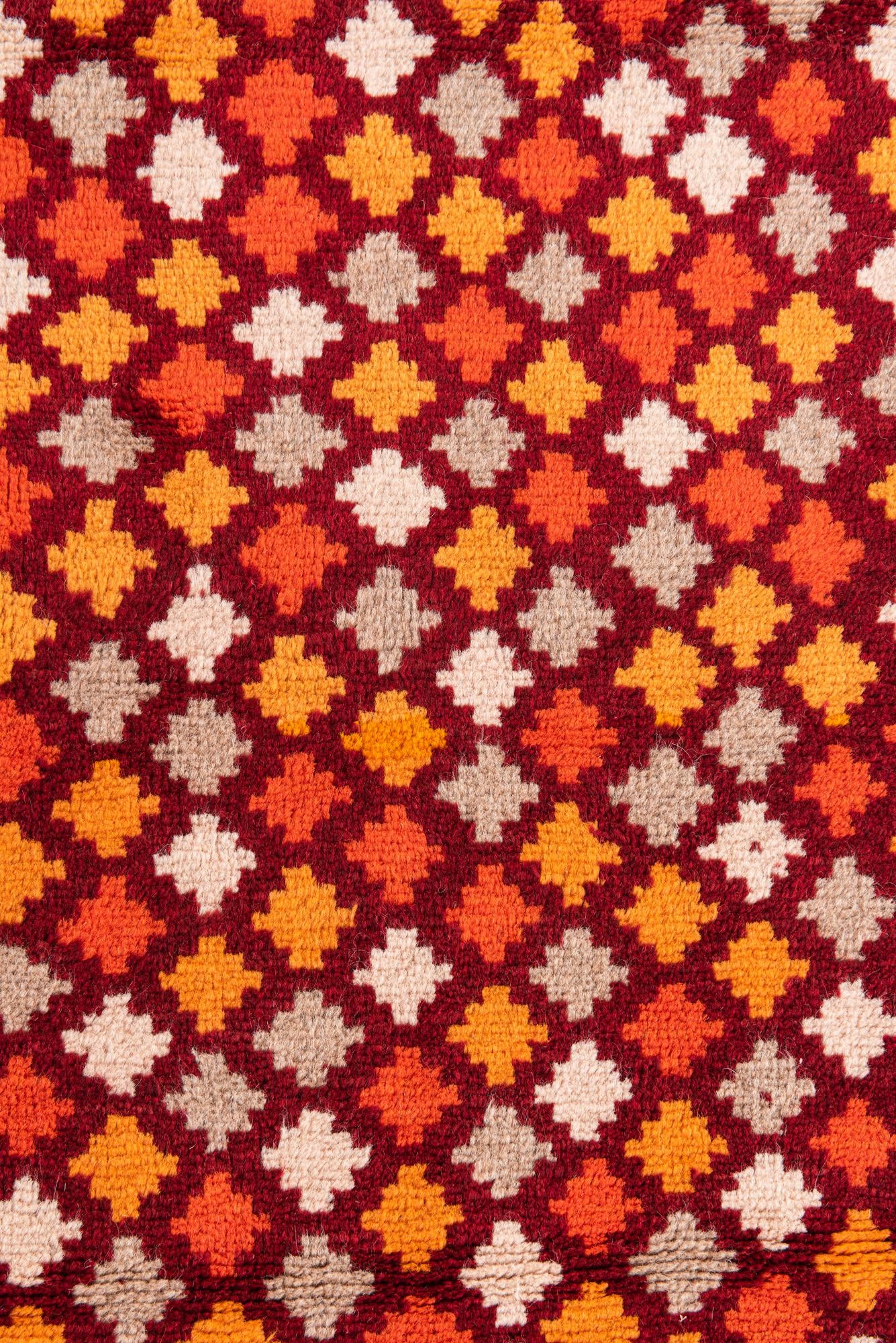 3' x 9' Hand Knotted Balouch Wool Runner Rug