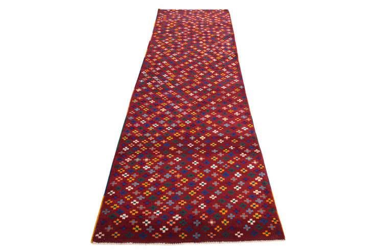 Detail image of 2' 10 x 10' Hand Knotted Balouch Wool Runner Rug