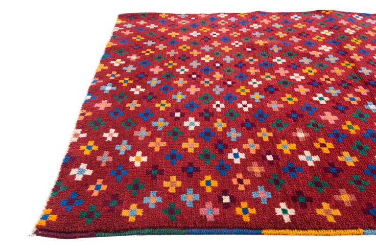 Detail image of 2' 10 x 10' Hand Knotted Balouch Wool Runner Rug