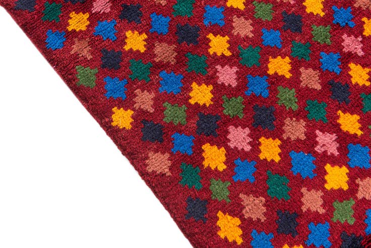 Detail image of 2' 9 x 9' 7 Hand Knotted Balouch Wool Runner Rug
