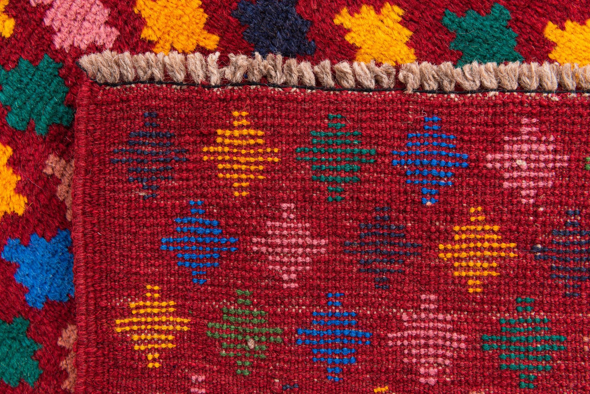 2' 9 x 9' 7 Hand Knotted Balouch Wool Runner Rug