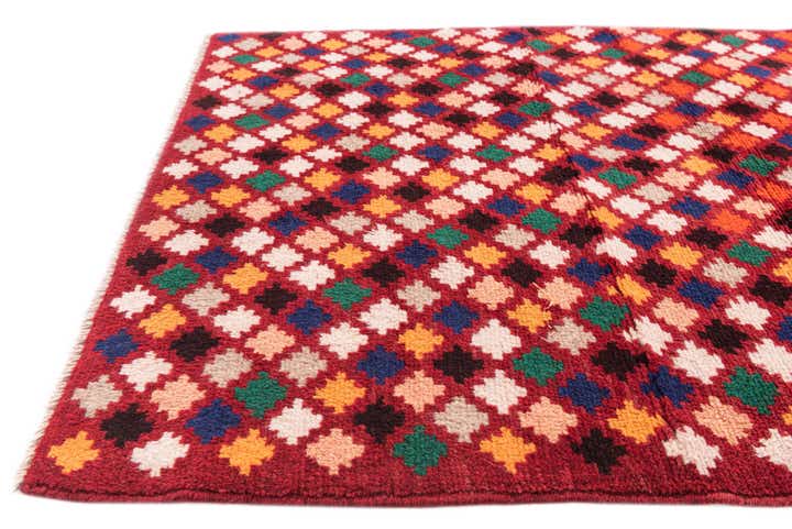 2' 9 x 9' 5 Hand Knotted Balouch Wool Runner Rug