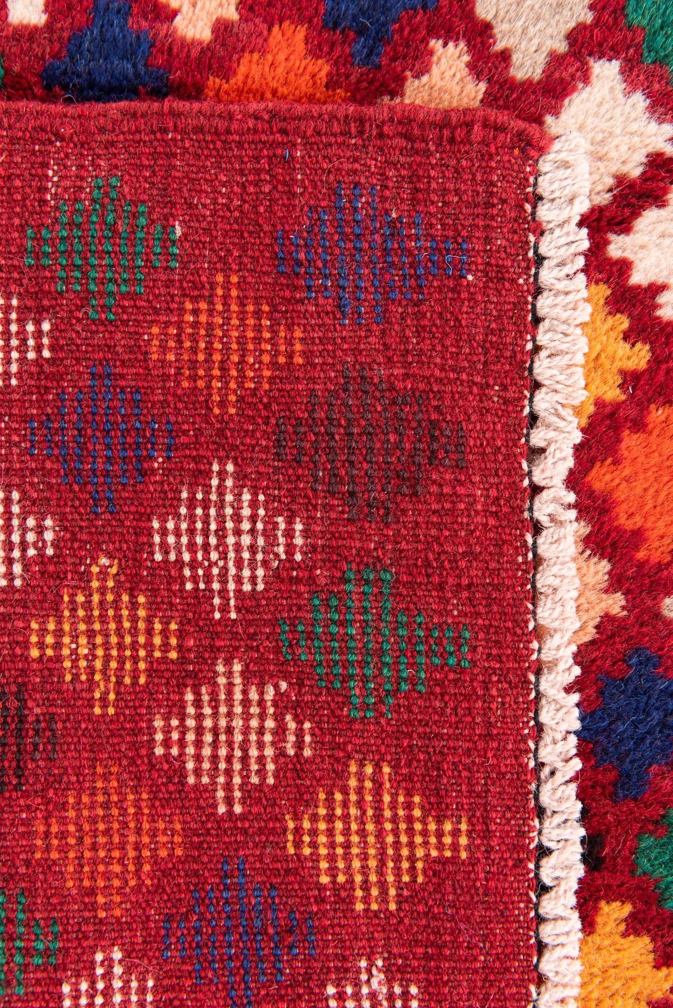 2' 9 x 9' 5 Hand Knotted Balouch Wool Runner Rug