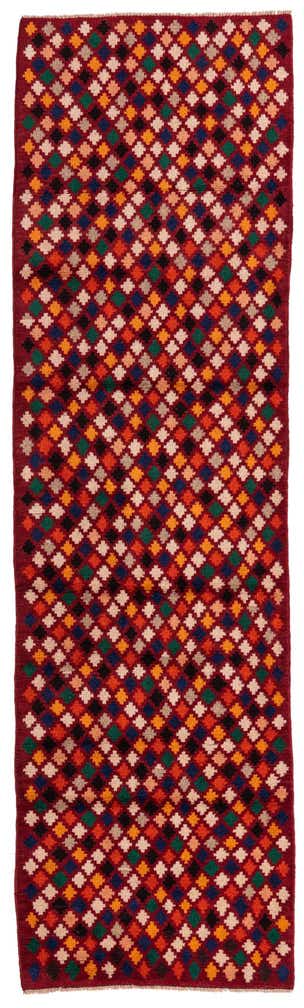 2' 9 x 9' 5 Hand Knotted Balouch Wool Runner Rug