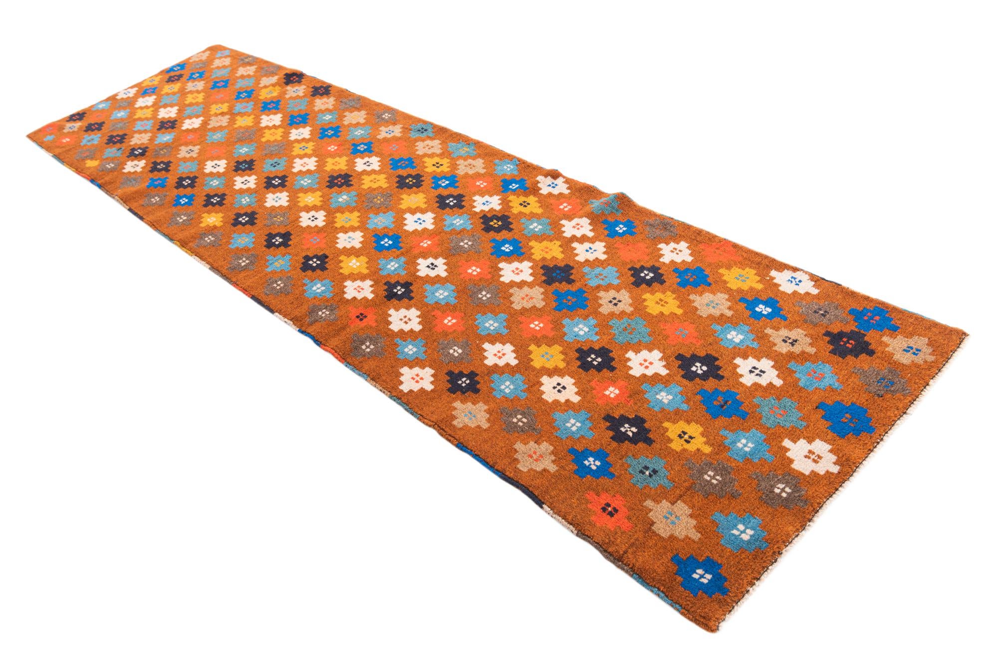 2' 7 x 9' Hand Knotted Balouch Wool Runner Rug