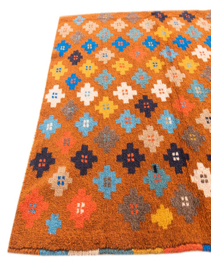 Detail image of 2' 7 x 9'  Hand Knotted Balouch Wool Runner Rug