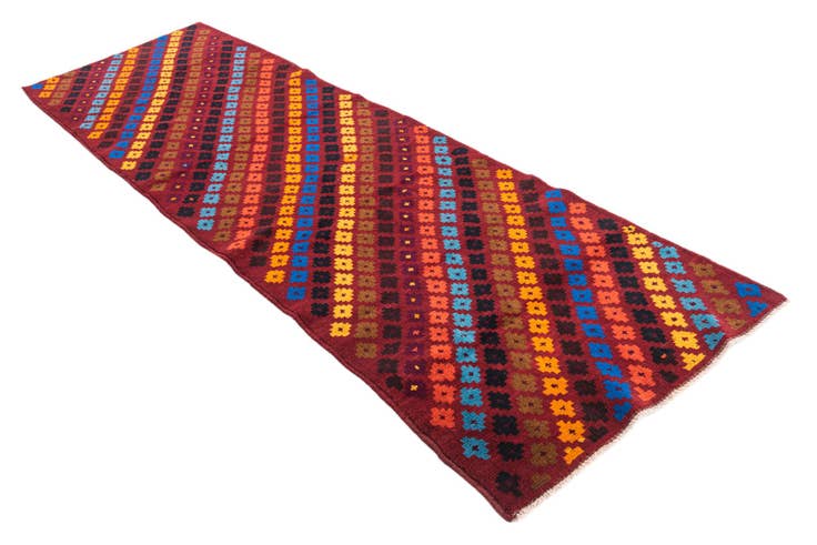 Detail image of 2' 9 x 9' 1 Hand Knotted Balouch Wool Runner Rug