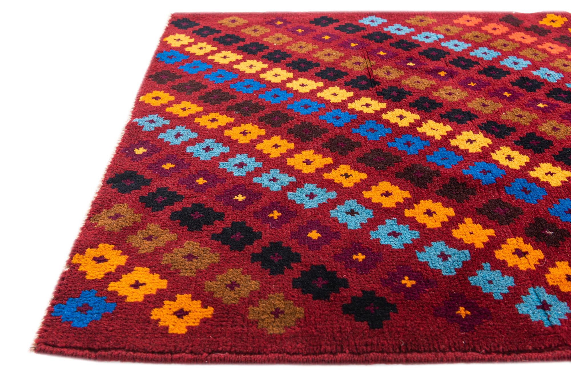 2' 9 x 9' 1 Hand Knotted Balouch Wool Runner Rug