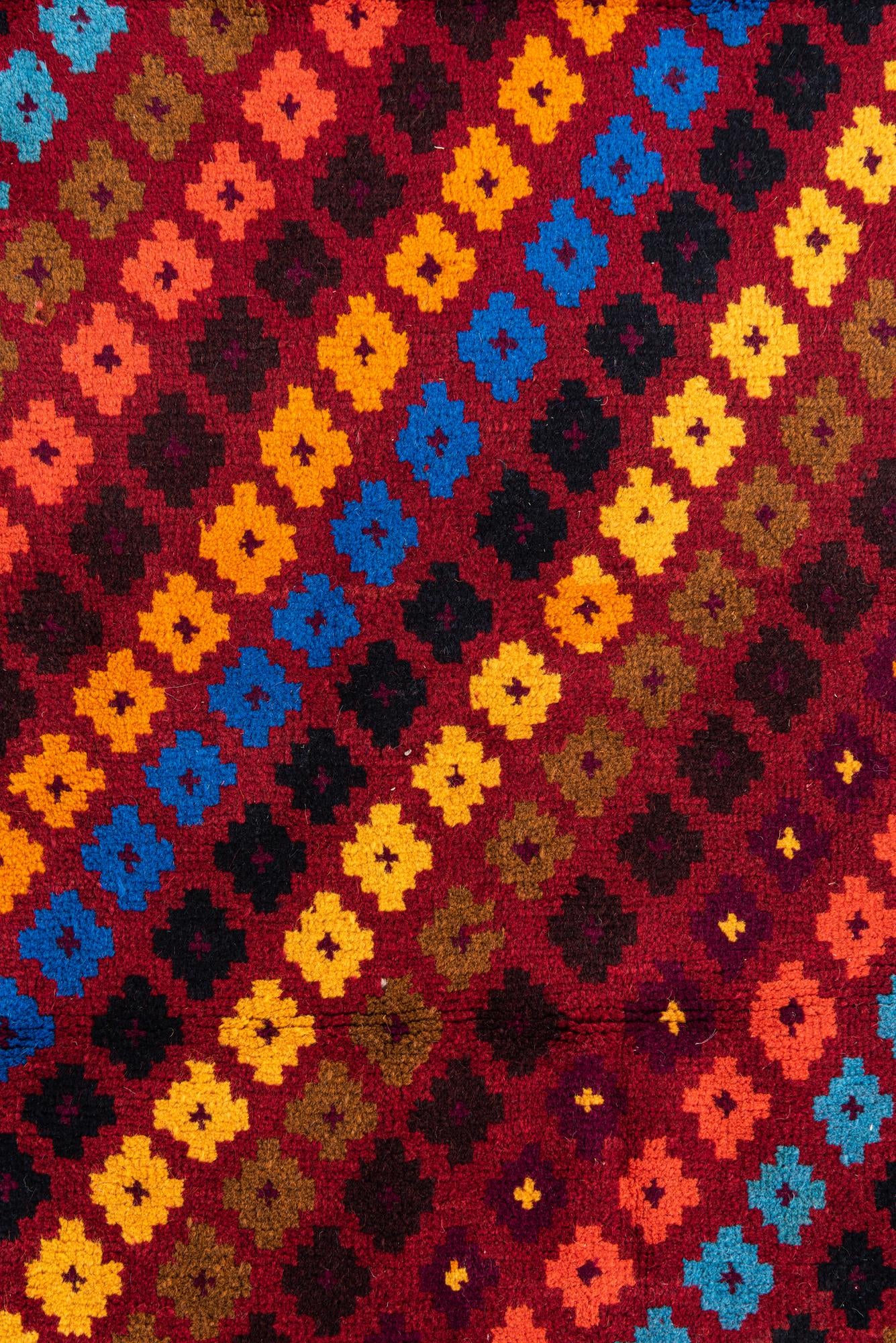 2' 9 x 9' 1 Hand Knotted Balouch Wool Runner Rug