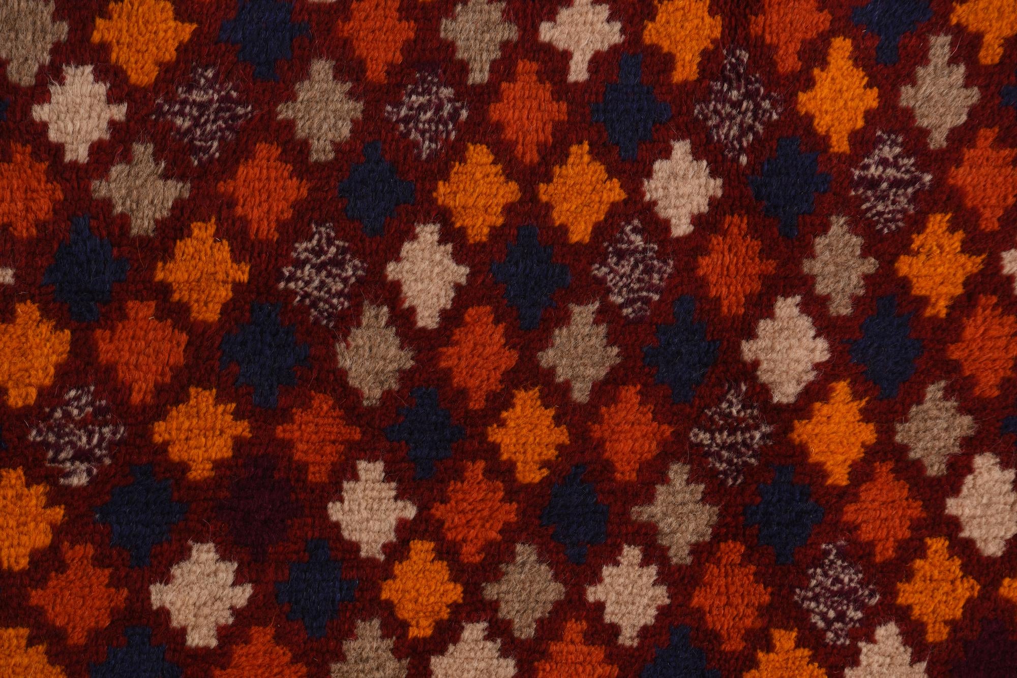2' 9 x 9' 5 Hand Knotted Balouch Wool Runner Rug