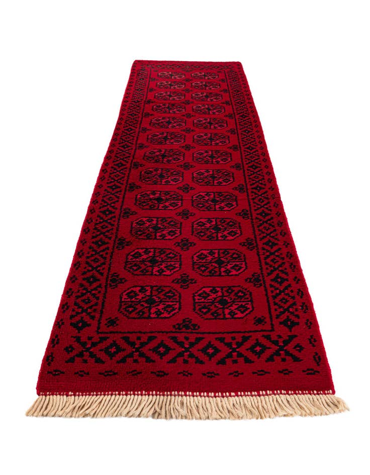 Detail image of 3' x 10' 11 Hand Knotted Balouch Persian Wool Runner Rug