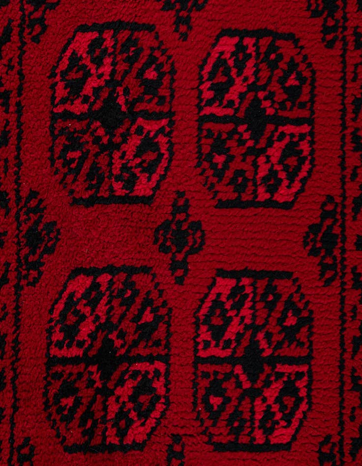 Detail image of 3' x 10' 11 Hand Knotted Balouch Persian Wool Runner Rug
