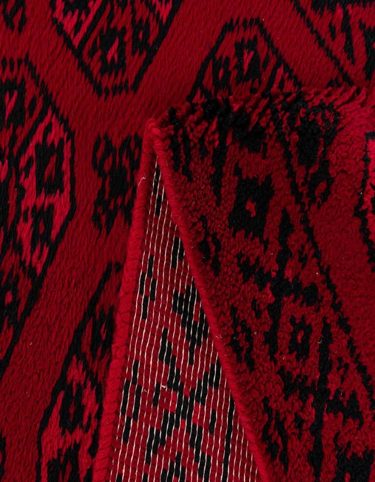 Detail image of 3' x 10' 11 Hand Knotted Balouch Persian Wool Runner Rug