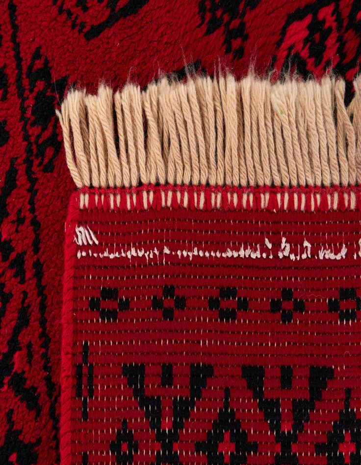 Detail image of 3' x 10' 11 Hand Knotted Balouch Persian Wool Runner Rug