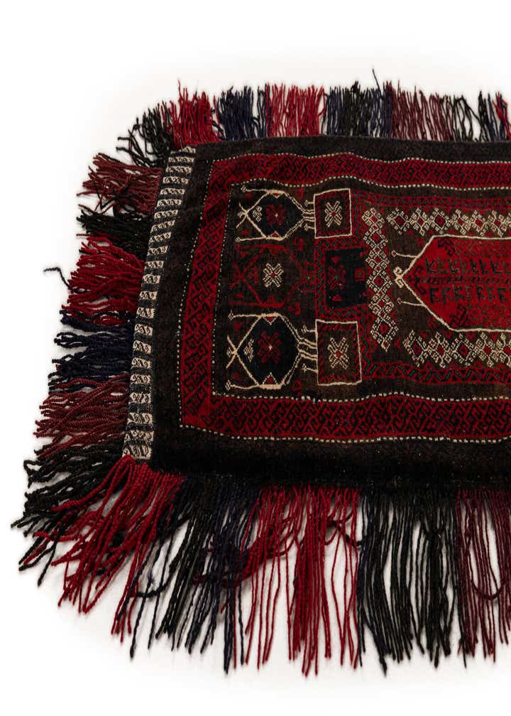 1' 6 x 4' Hand Knotted Balouch Persian Wool Runner Rug