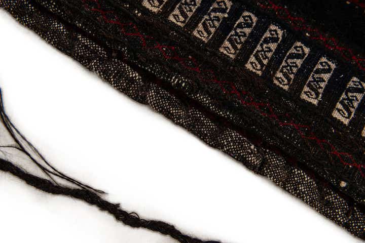 1' 6 x 4' Hand Knotted Balouch Persian Wool Runner Rug