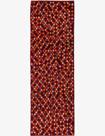 2' 9 x 9' 5 Hand Knotted Balouch Wool Runner Rug