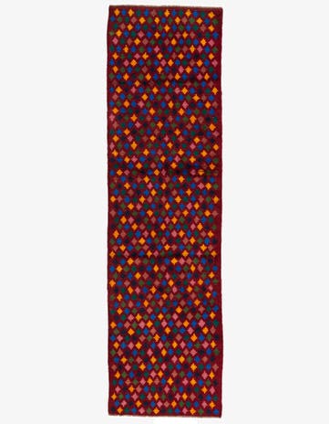 2' 9 x 9' 7 Hand Knotted Balouch Wool Runner Rug