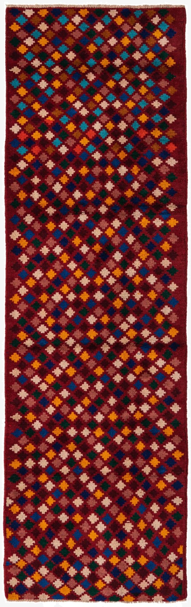 2' 6 x 8' 10  Hand Knotted Balouch Wool Runner Rug