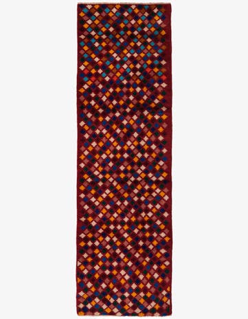 2' 6 x 8' 10 Hand Knotted Balouch Wool Runner Rug