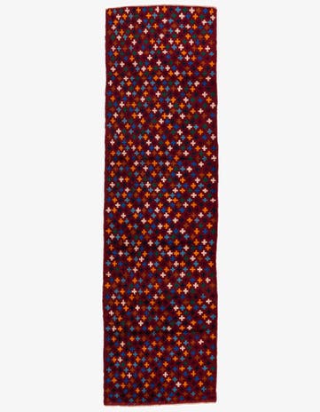 2' 10 x 9' 9 Hand Knotted Balouch Wool Runner Rug