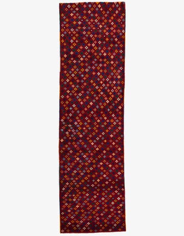 2' 10 x 10' Hand Knotted Balouch Wool Runner Rug