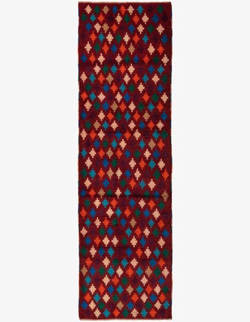 3' x 9' 10 Hand Knotted Balouch Wool Runner Rug