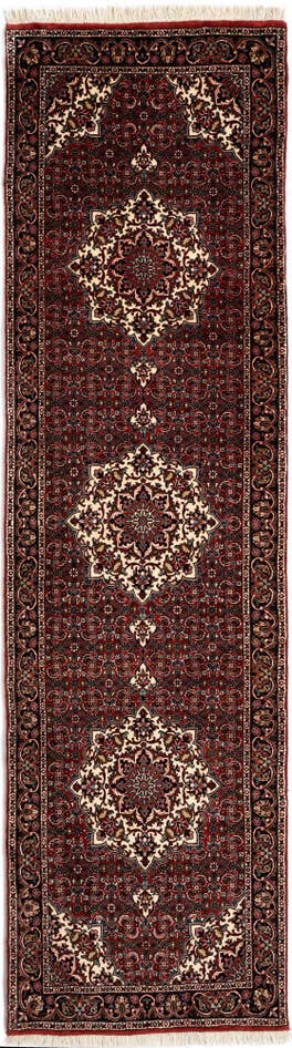 Detail image of 2' 5 x 9' Bidjar Wool Runner Rug