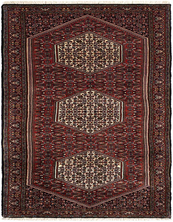 Detail image of 2' 5 x 8' Bidjar Wool Runner Rug