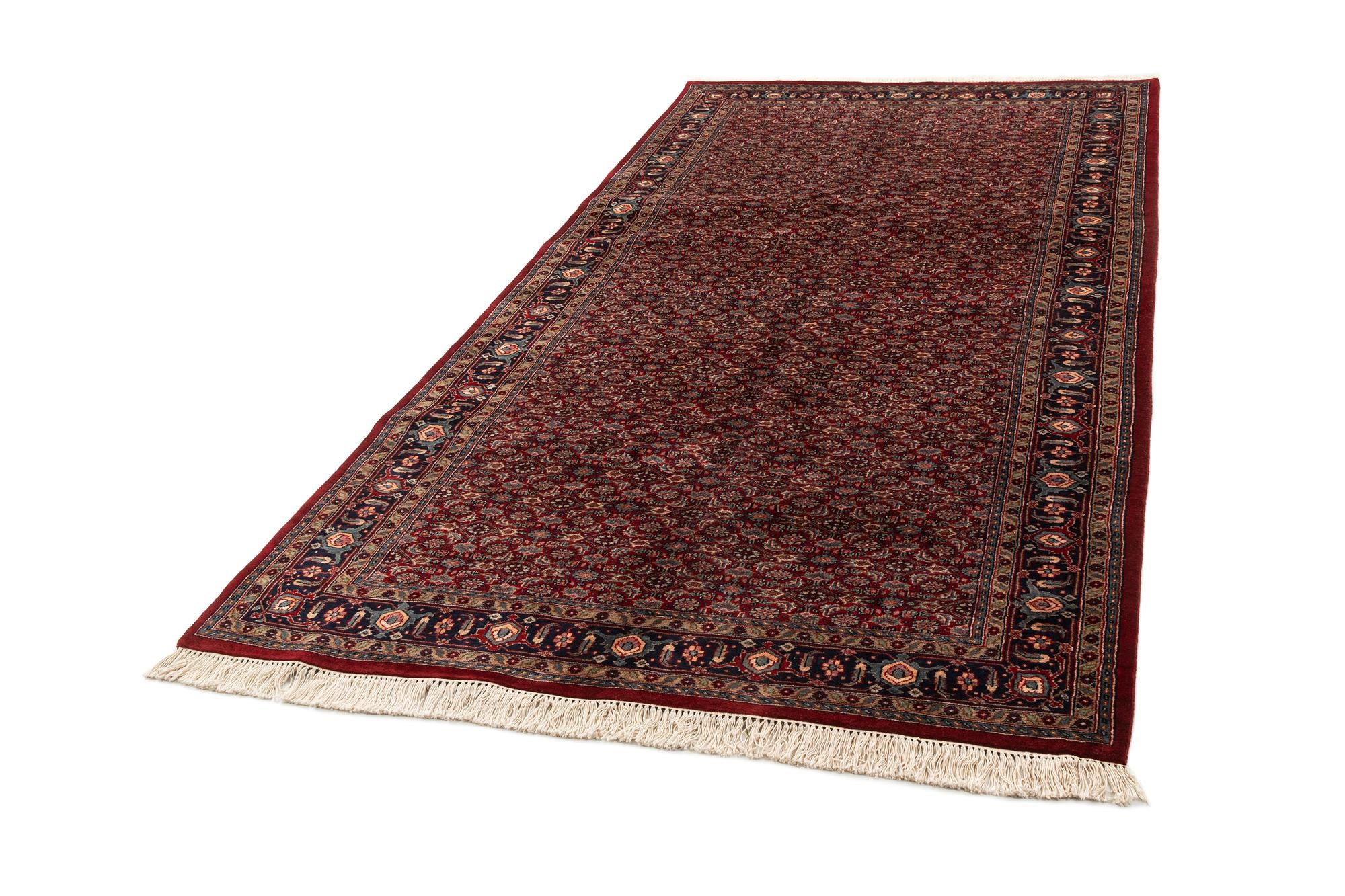 5' 6 x 10' 8 Hand Knotted Bidjar Wool Runner Rug