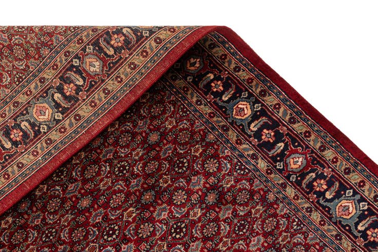 Detail image of 5' 6 x 10' 8 Hand Knotted Bidjar Wool Runner Rug